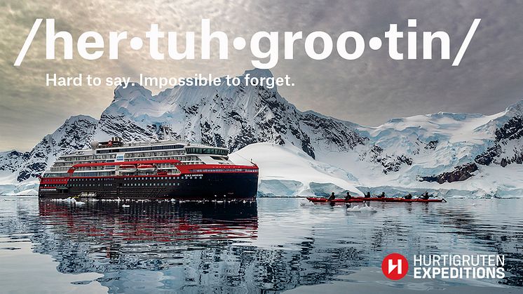 New digital, radio, and broadcast ads by Hurtigruten Group will teach Americans in Denver and Minneapolis how to pronounce the company’s name like a Norwegian.