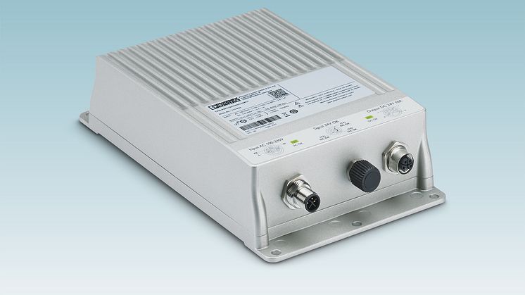 Power supply with IP67 degree of protection