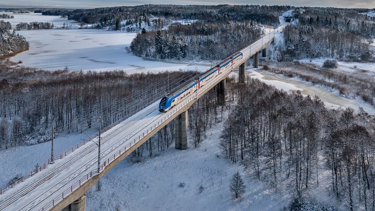 Mälartåg. Foto: Jann Lipka.