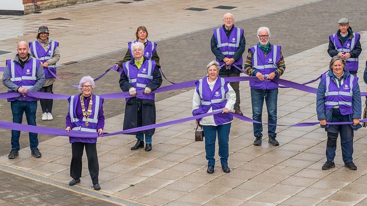 Station volunteers marking World Polio Day