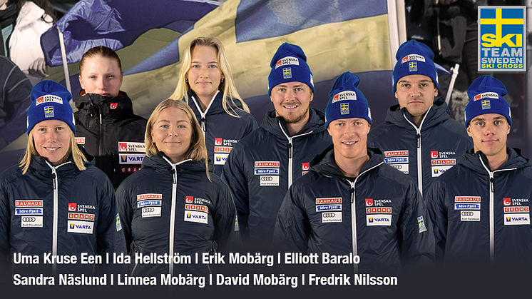 Skicrossäsongen 2024/2025 bjuder på ett spännande svenskt lag och nya träningsmöjligheter för Ski Team Sweden Skicross. Foto: Ski Team Sweden Skicross