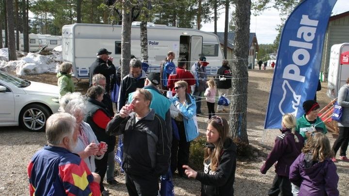 Polarvagnen håller minimässa på Caravan Club Tandådalen