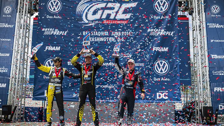 Joni Wiman Washingtonissa Amerikan Global Rallycrossj-sarjan osakilpailussa - sijoitus kolmas.