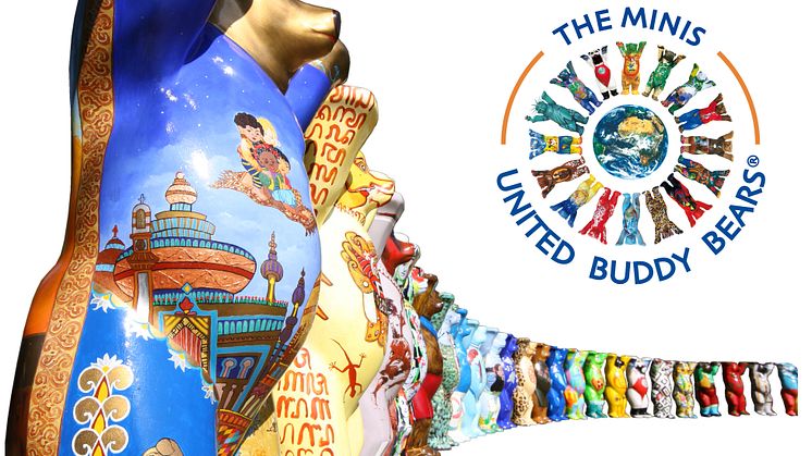 Uppsättning och pressvisning av världsutställningen United Buddy Bears – The Minis