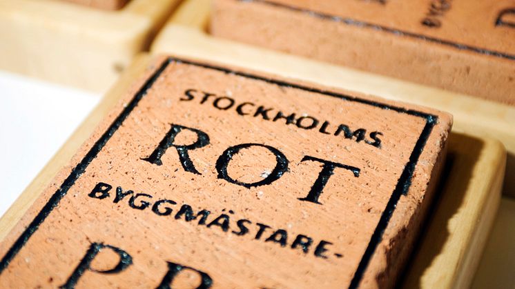 Nominerade till Stockholms Byggmästareförenings ROT-pris 2018