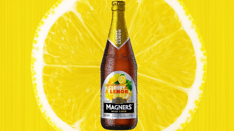 Ny frisk citroncider från Irland - Magners Cloudy Lemon släpps på Systembolaget