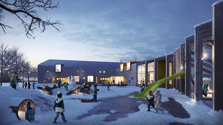 Ny plusshus-barnehage på Årvoll