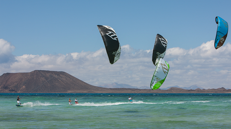 Kitesurfing på Fuerteventura