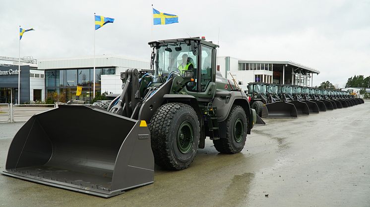 Försvaret rustar upp med Volvo hjullastare