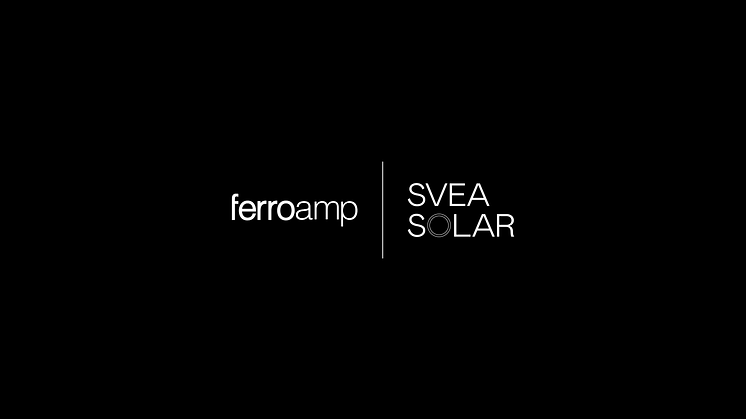 Ferroamp och Svea Solar fördjupar samarbetet