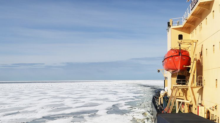 Halvtid för polarforskningsexpedition 