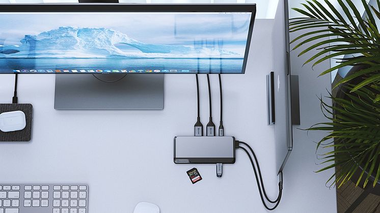 Äntligen 4K & 60Hz med nya kraftfulla bildskärmsadaptern ALOGIC 10-in-1 USB-C Super Dock