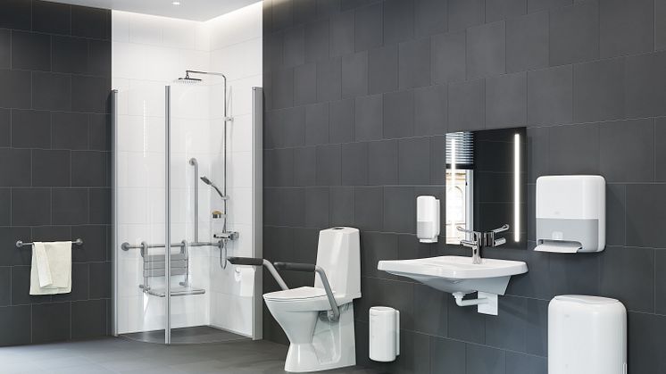 Yleisten wc-tilojen suunnittelussa annetaan paljon painoarvoa hygienialle ja puhtaanapidolle. Etenkin toimintarajoitteisten asiointia helpottavat ergonomiset saniteettikalusteet.