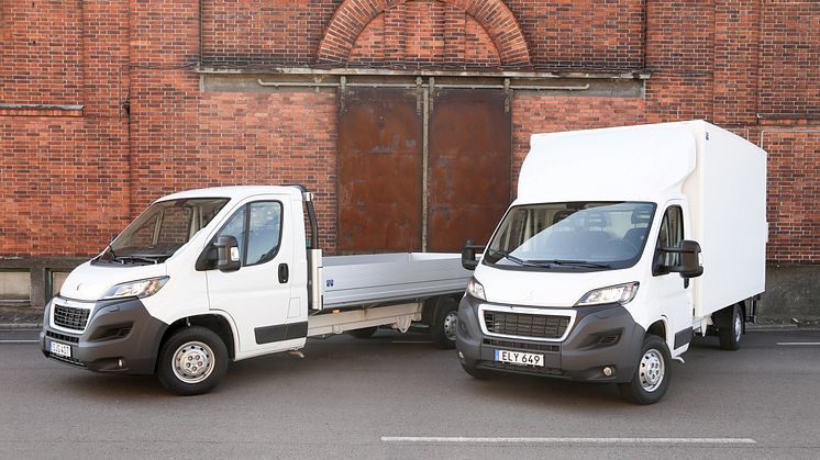 Nya påbyggnationer på Peugeot Boxer 