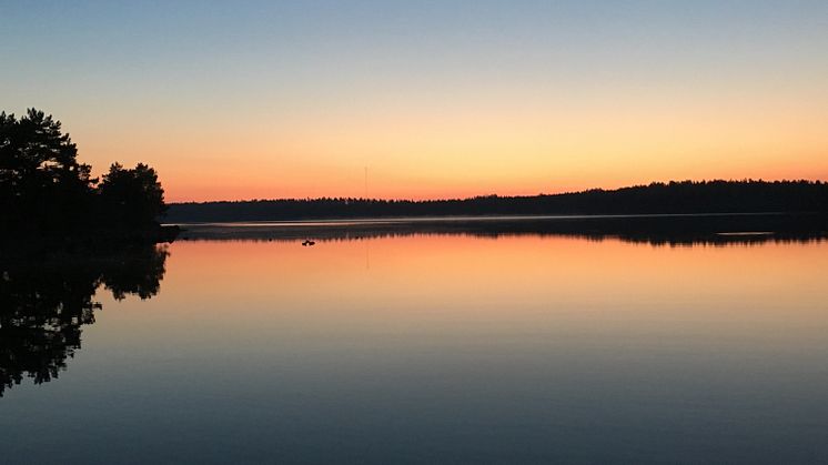 Solnedgång på Åland