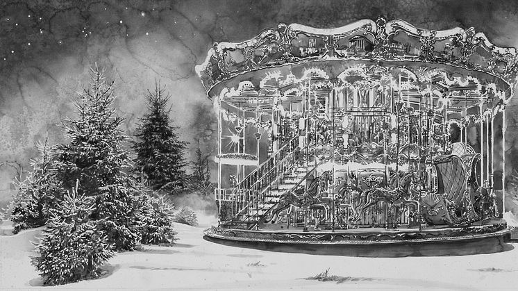 Hans Op de Beeck, Merry-Go-Round in the Snow, Hans Op de Beeck, 2016. © Studio Hans Op de Beeck