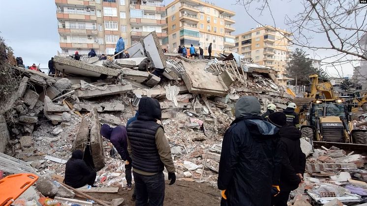 Hjälpsändning till jordbävningsdrabbade Turkiet