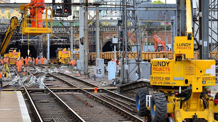 Network Rail's major East Coast Upgrade track and signalling programme will affect King's Cross train services