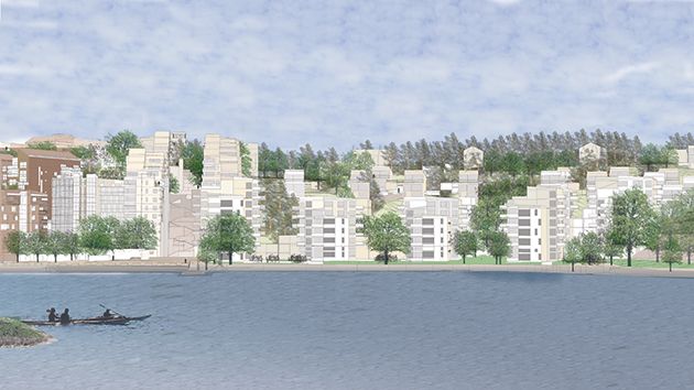 HSB förvärvar fastighet av NCC: ska bygga 220 lägenheter vid vattnet i Nacka