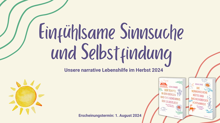 Fesselnde Erzählung trifft auf wertvolle Lebensweisheit: Unsere neuesten Bücher in der narrativen Lebenshilfe