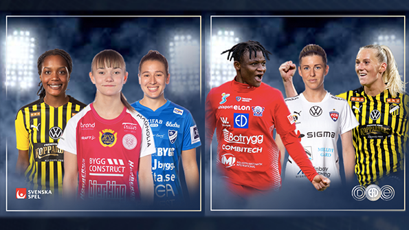 De kan bli säsongens sista Månadens Spelare i Elitettan och OBOS Damallsvenskan