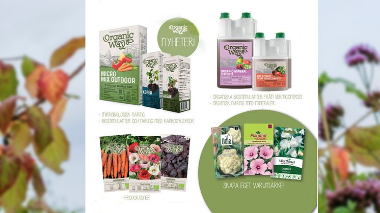 Miljövänliga odlingskittet Organic Way från GTG Nordic - Nominerad till Elmia Garden Award - Årets Trädgårdsprodukt 2022