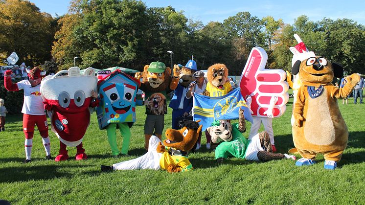 Das beliebte Maskottchenrennen startet auch 2022 im Scheibenholz - Foto: Lara Sophie Schiller