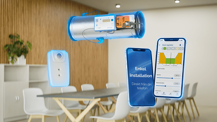 Appstyrd ventilation med Lindabs nyhet Ultra BT.