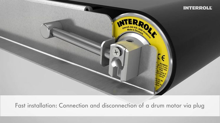 Interroll checkout drives: Truly plug-and-play