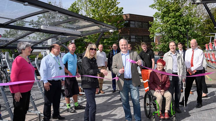 We declare Biggleswade's new cycle hub open!