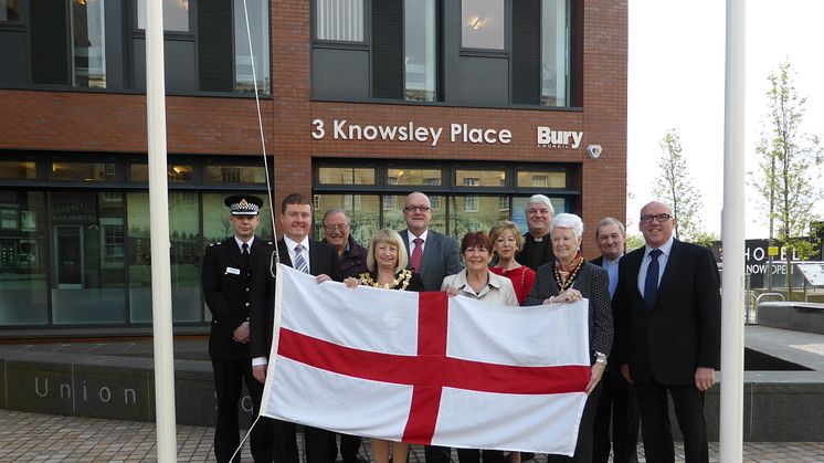 Bury flies the flag for St George 