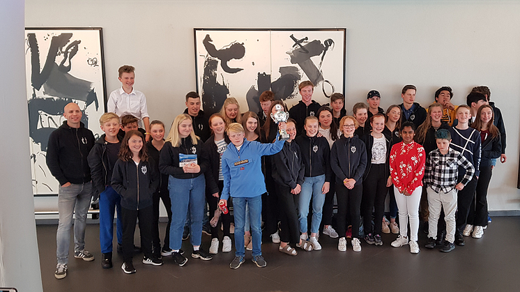 Beviset på at Smørås Skolemusikk i Bergen er Europas tredje beste skolekorps