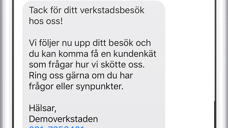 tack-för-besöket SMS inför bilmärkes-NKI