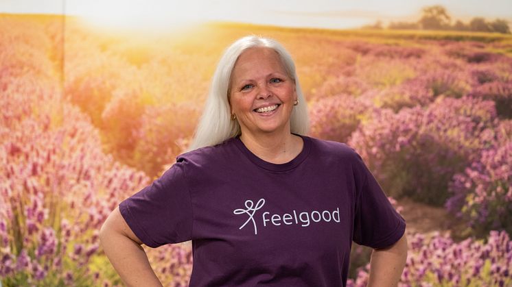 TRENING PÅ FEELGOOD: Nina Friling brenner for å få andre i bevegelse og nå har hun åpnet folkehelse-senter på Eiksmarka.