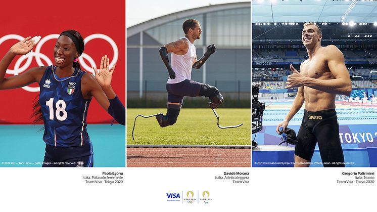 Visa svela la rosa degli atleti del Team Visa per l’Italia in vista dei Giochi Olimpici e Paralimpici di Parigi 2024