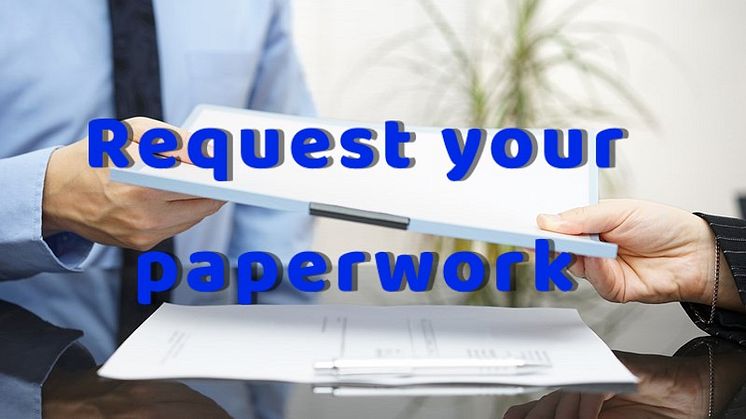 Timeshare owners:  Request your paperwork