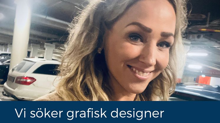 Vi söker grafisk designer/marknadsförare