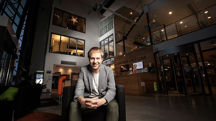 Jesper Strömqvist är verksamhetschef på  Innovatum Startup som ska leda den svenska satsningen. Foto: Andreas Olsson.