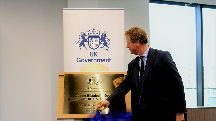 Secretary of State for Scotland, Alister Jack MP, opens Queen Elizabeth House