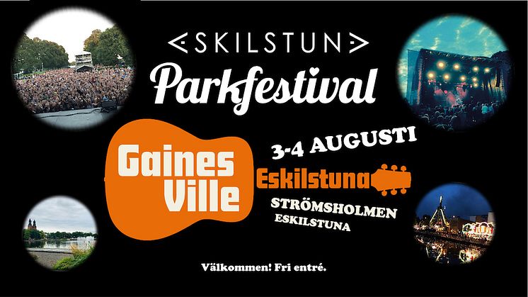 Helgen 3-4 augusti är det dags igen för en stor festivalhelg i Eskilstuna.