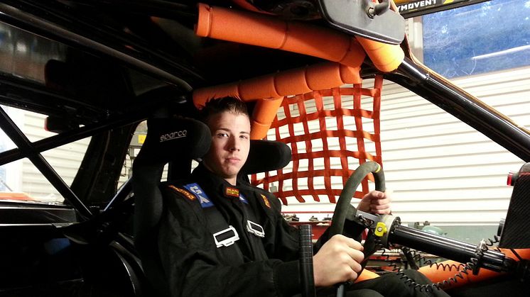 Linus Leise klar för Supercar Lites i RallyX