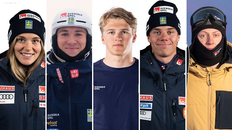 Fem vinteridrottare uttagna till SOKs Topp och Talang