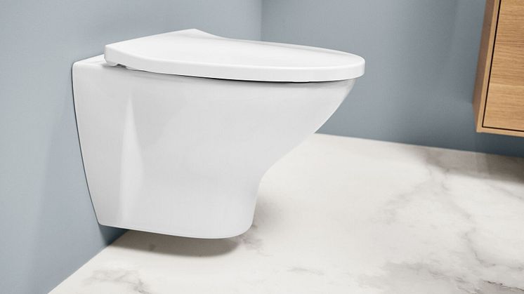 Nyt væghængt toilet fra Ifö er hygiejnevenligt og let at installere