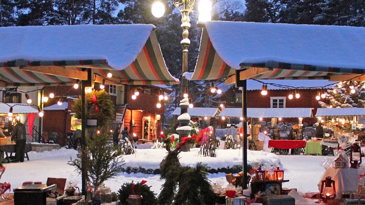 Gammaldags julmarknad på Vallby