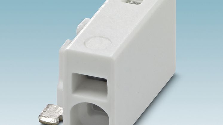 Single-position PCB terminal blocks for LED applications