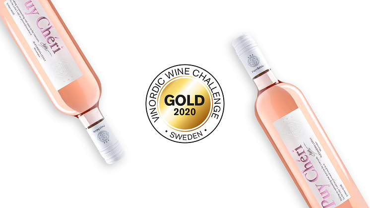 Guld till Puy Chéri Syrah Rosé i Vinordic Wine Challenge 2020