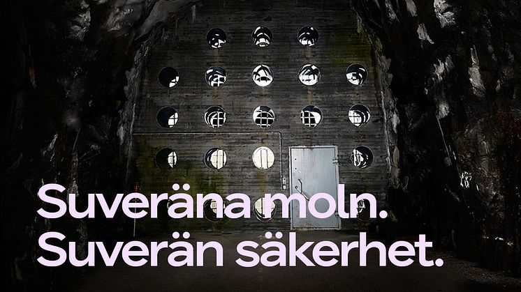 Djupt nere i bergrum med högsta säkerhetsklass arbetar svensk personal med publika och suveräna moln- och säkerhetstjänster.