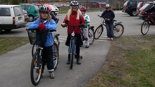 I Piteås deltog 1 150 skolelever i den nationella Gå och cykla till skolan-utmaningen. 