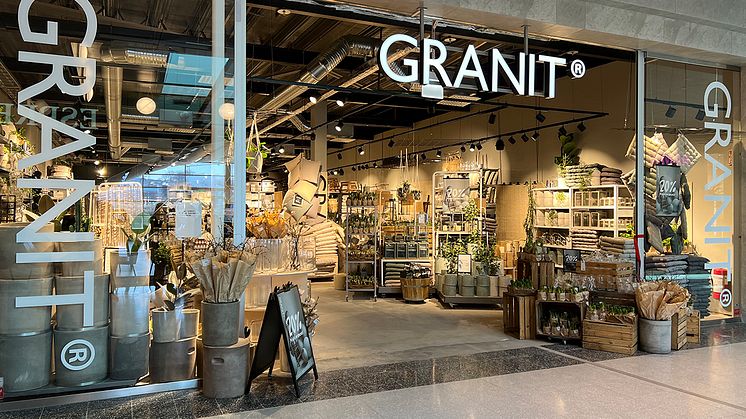 GRANIT stärker butiksledet med två nya butiksöppningar