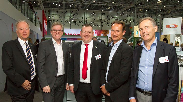 Från vänster: Ronny Sundquist, Lennart Gabrielsson, Matteus Celinski, Gunnar Duintjer och Bengt Björefeldt